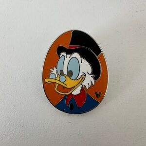 Disney Disneyland Orange Egg Hidden Mickey Scrooge McDuck Trading Pin
